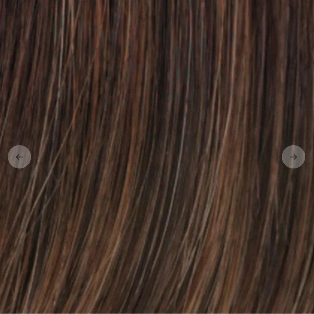Sandra Monofilament Bob Wig by‎ Estetica R6/28F NWT Chestnut Brown Red Frost